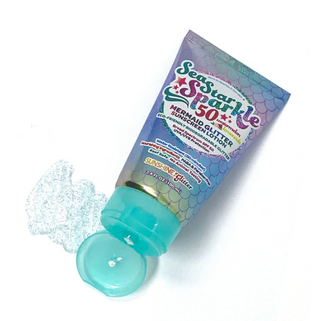 Buy mermaid-watermelon-lemonade Glitter Sunscreen SPF 50 Water Resistant