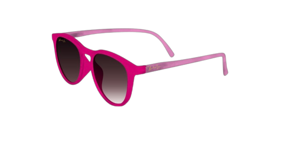 The Classic Kids Sunny- Hot Pink Block Mirror Lens