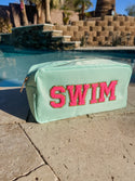 Zipper "Swim" Pouch- Medium