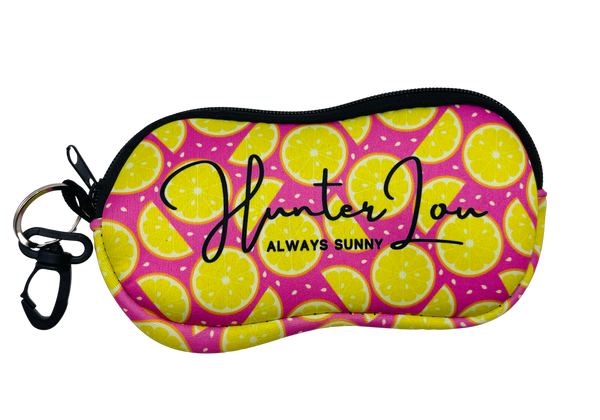 Lemons Washable Sunglasses Case