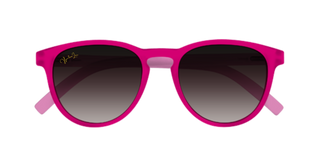 The Classic Big Kid Sunny- Hot Pink Block Mirror Lens