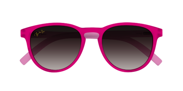 The Classic Big Kid Sunny- Hot Pink Block Mirror Lens